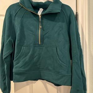 Lululemon scuba 1/2 zip funnel neck